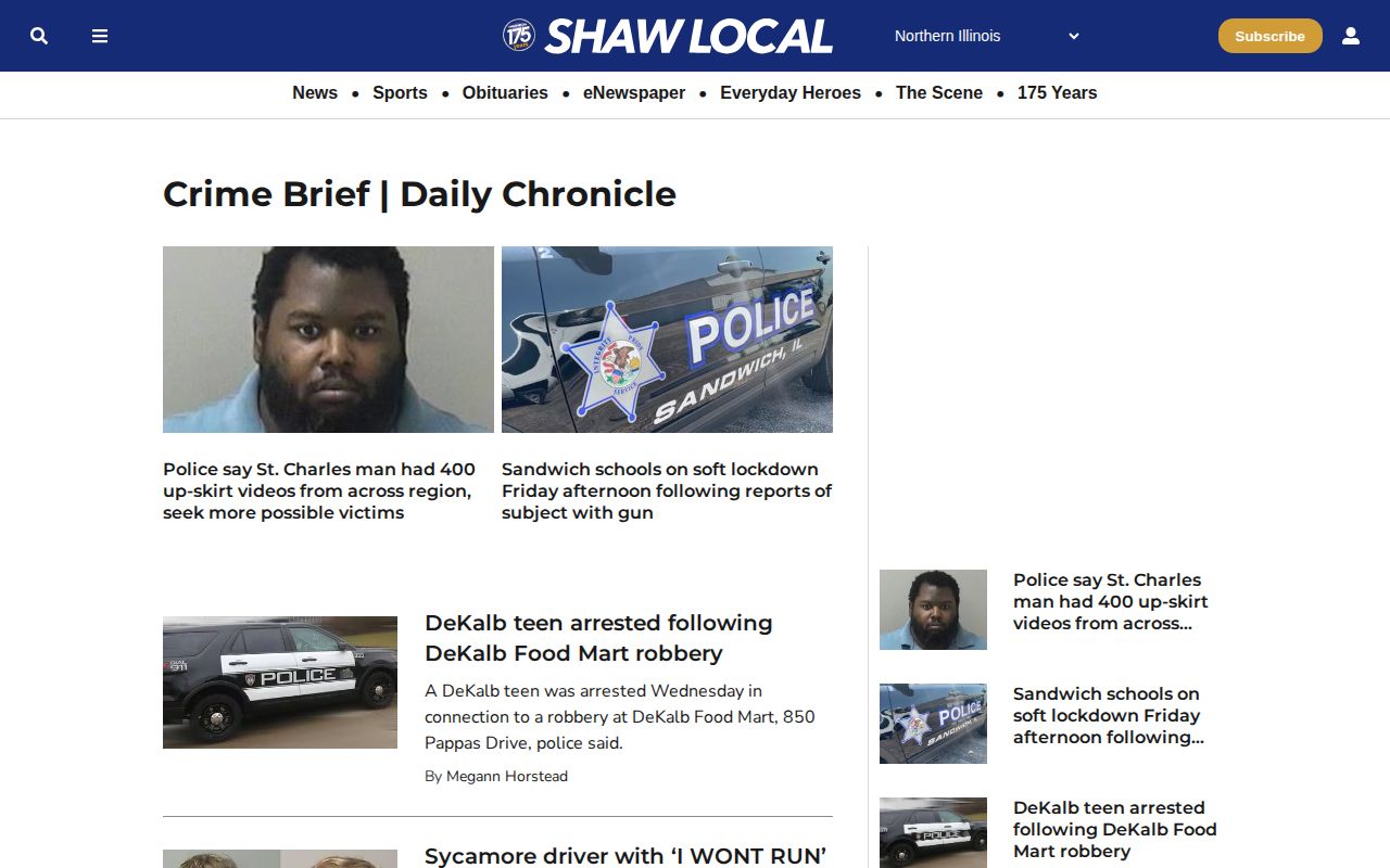 DeKalb County recent arrest news source